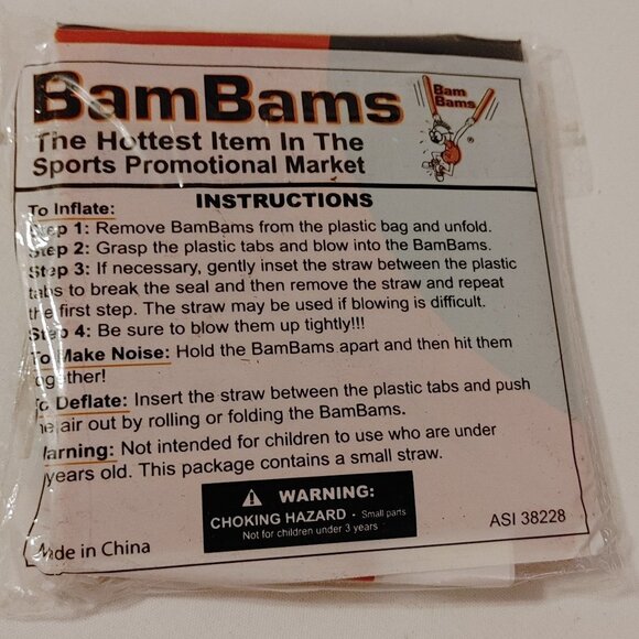 FUN ACKLANDS GRAINGER HYPE FINGER BAM BAM Promotional Item - Picture 3 of 4
